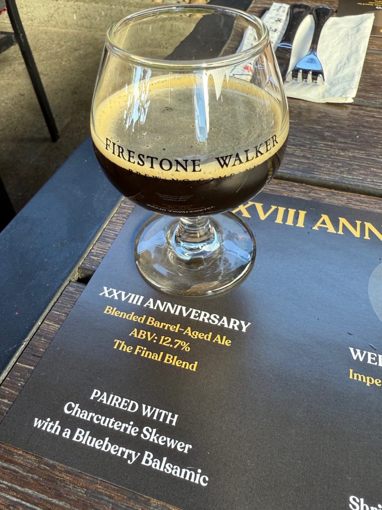 Firestone Walker XXVIII Anniversary Ale at the XXVIII Deconstructed Experience.