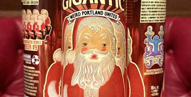 Gigantic Brewing and Weird Portland United partner on Santa Clones Winter Warmer. (image courtesy of Gigantic Brewing)