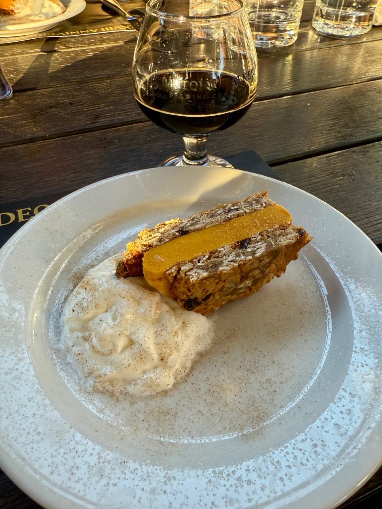 PaRyebola oaired with Dried Cherry, Oatmeal Cookie & Pumpkin Spice Ice Cream Sandwich at the XXVIII Deconstructed Experience.