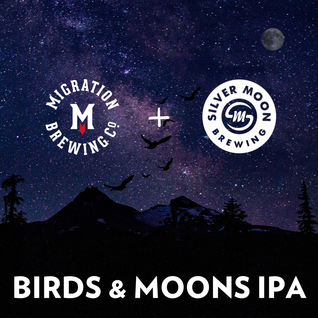 Silver Moon Brewing and Migration Brewing Celebratory Collaboration Birds & Moons IPA