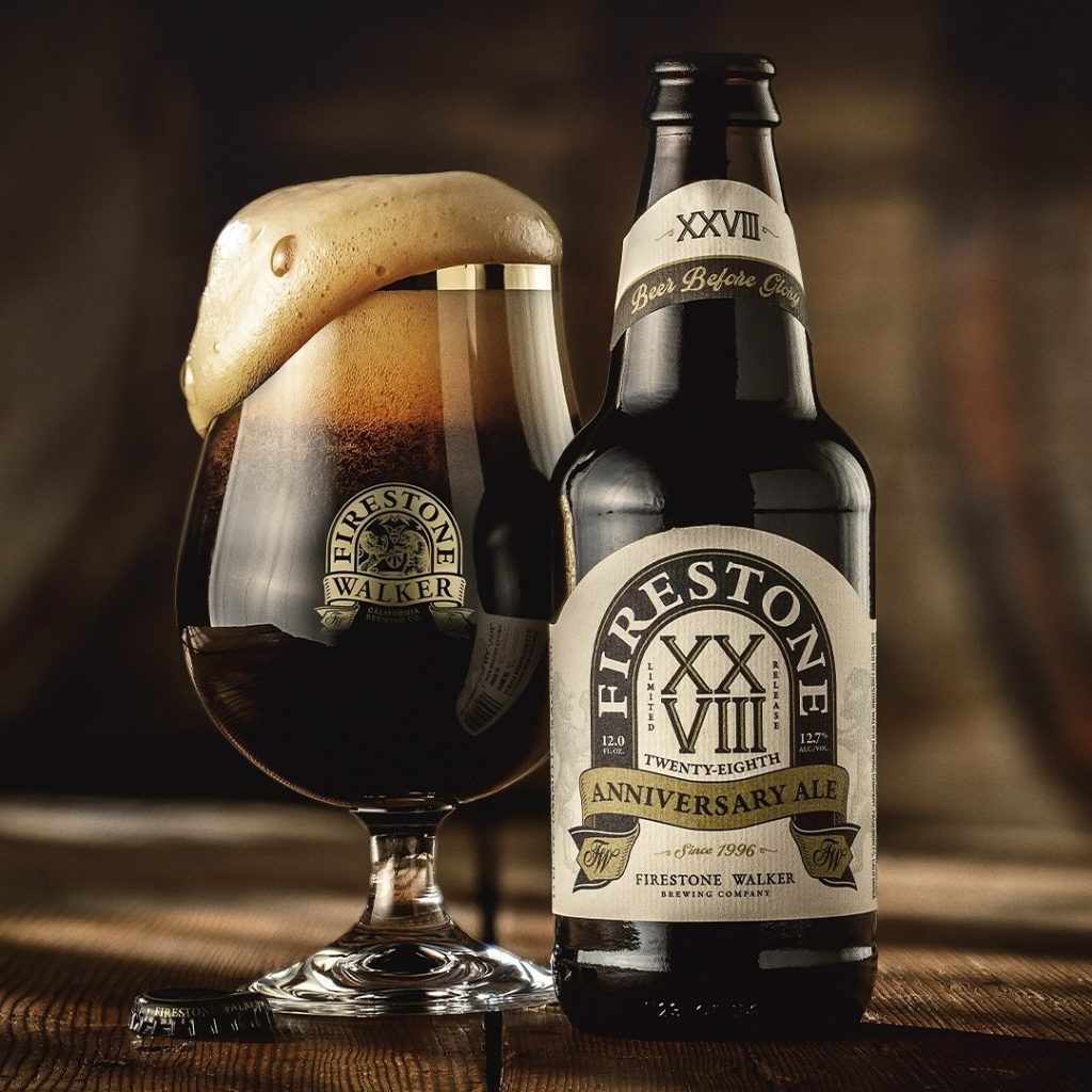 image of Firestone Walker XXVIII Anniversary Ale courtesy of Firestone Walker Brewing Co.