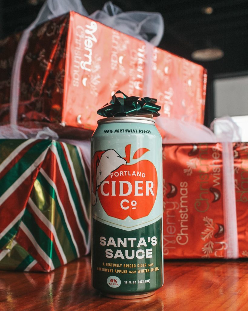 image of Santa's Sauce courtesy of Portland Cider Co.