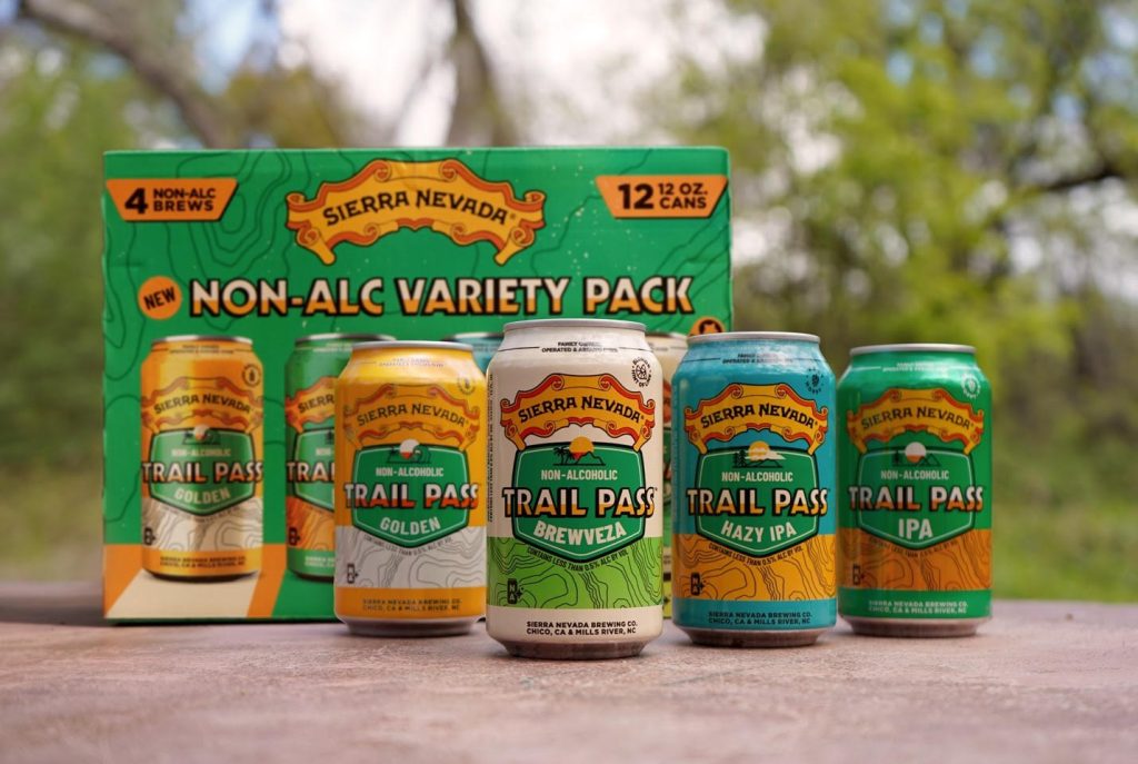 image of Trail Pass Non-Alcoholic Variety Pack courtesy of Sierra Nevada Brewing Co.