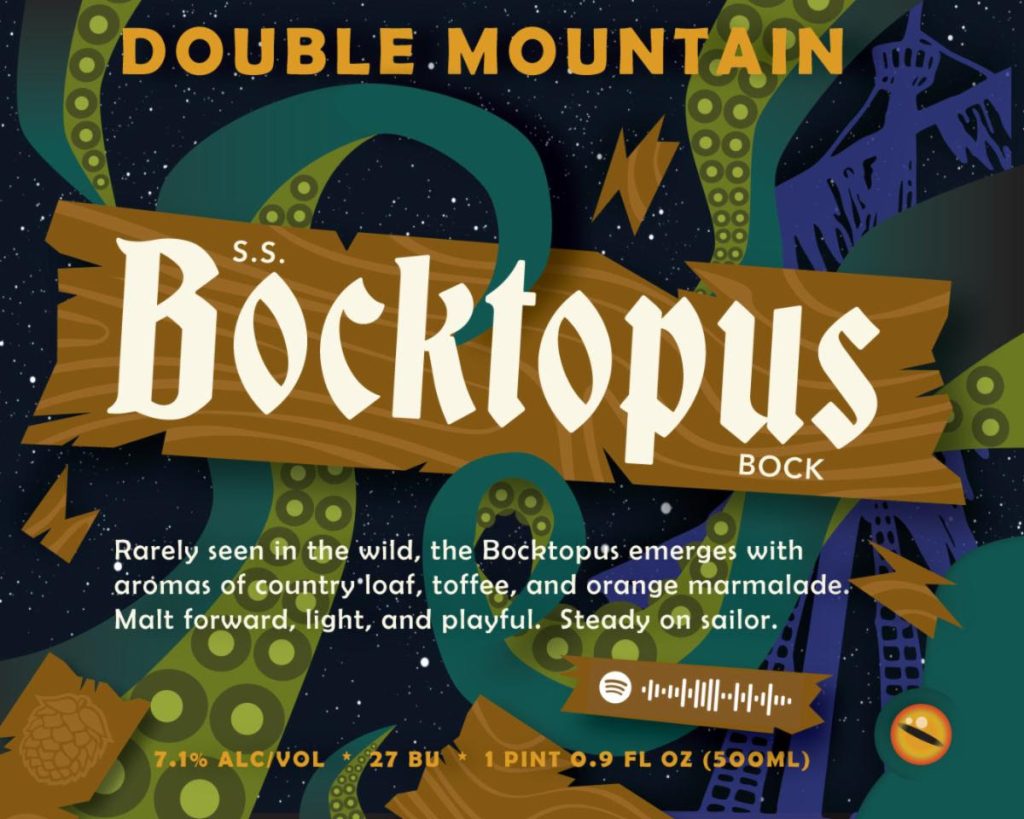 Double Mountain Brewery Bocktopus Bock Beer