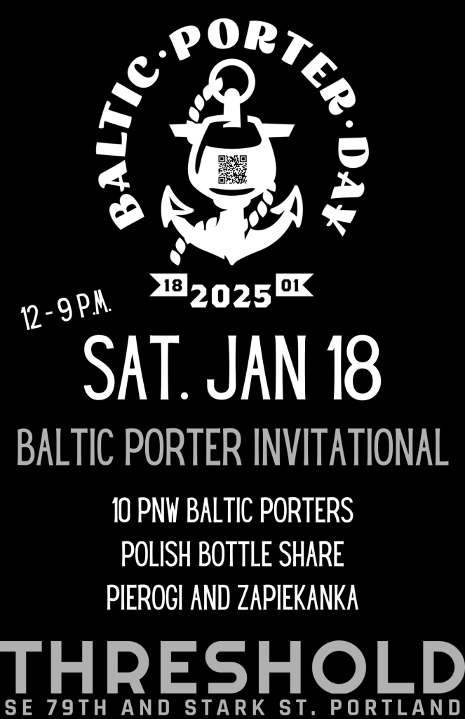 Threshold Brewing to Host the 2025 Baltic Porter Invitational