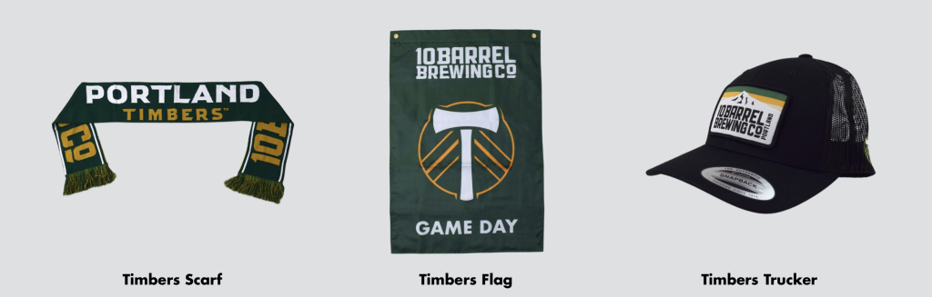 10 Barrel Brewing x Portland Timbers Merchandise