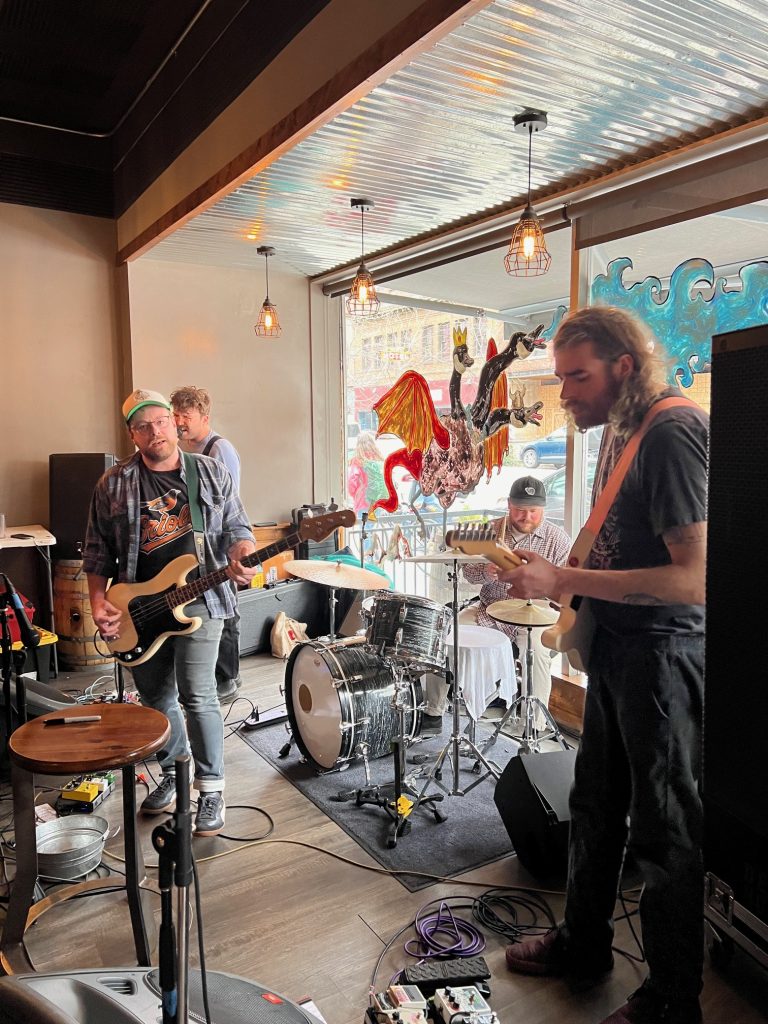 A performance at Barbarian Brewing during the 2024 Treefort Music Fest.