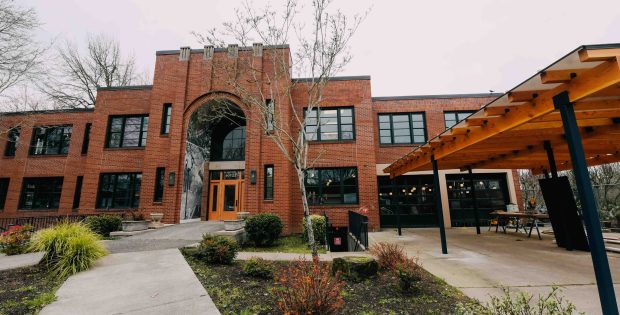 image of the pFriem Milwaukie Tasting Room courtesy of pFriem Family Brewers