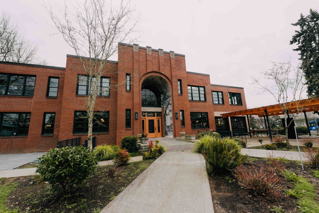 image of the pFriem Milwaukie Tasting Room courtesy of  pFriem Family Brewers 