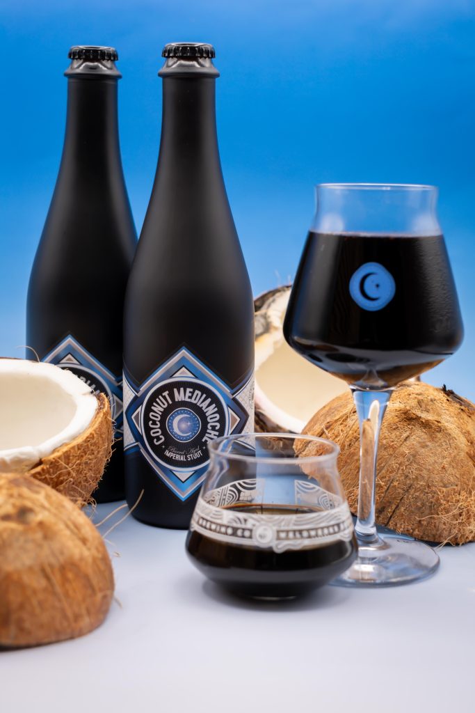 image of 2025 Coconut Medianoche courtesy of WeldWerks Brewing