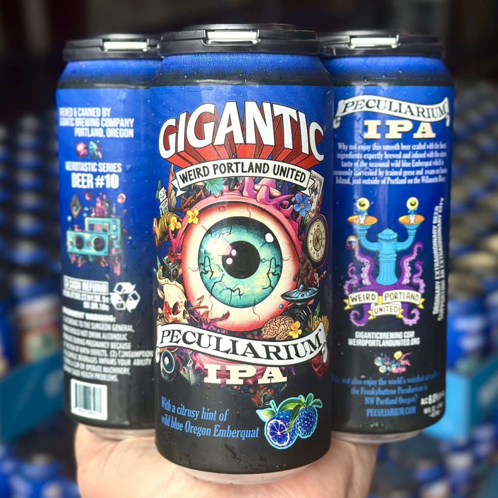 image of Gigantic Brewing Company and Weird Portland United Peculiarium IPA courtesy of Giganttic Brewing