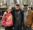 image of the brew day of the 7th Anniversary beers courtesy of Von Ebert Brewing