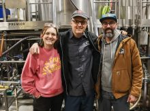 image of the brew day of the 7th Anniversary beers courtesy of Von Ebert Brewing