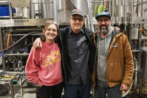 image of the brew day of the 7th Anniversary beers courtesy of Von Ebert Brewing