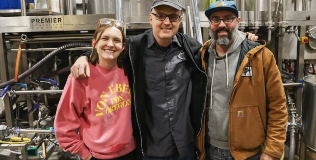 image of the brew day of the 7th Anniversary beers courtesy of Von Ebert Brewing