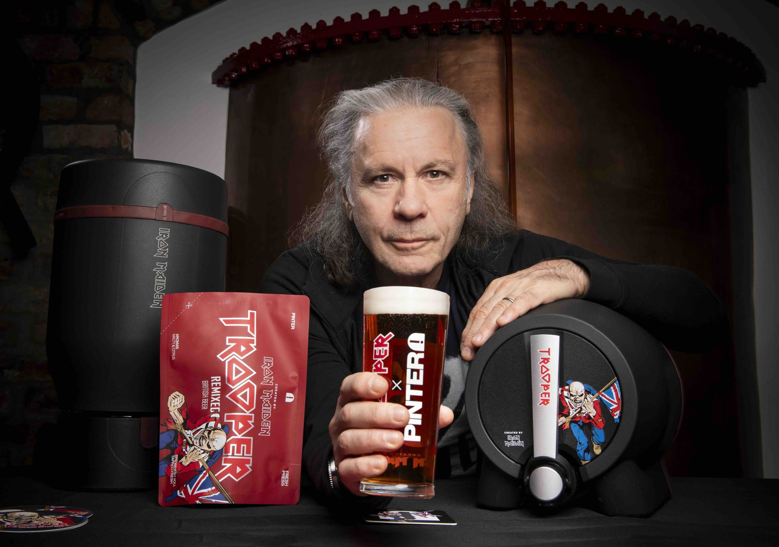 BRUCE DICKINSON ROBINSONS BREWERY 2025 - PHOTO JOHN McMURTRIE